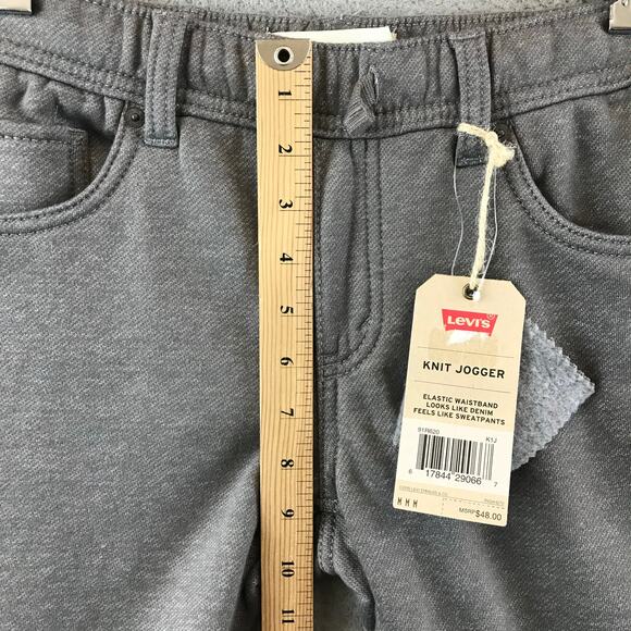 New Levis Knit Joggers  Boys‎ M(10-12) Stretch Sweatpants - Picture 7 of 12